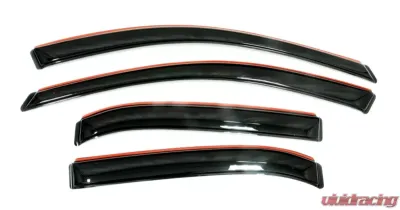 AVS Ventvisor In-Channel Front & Rear Window Deflectors 4pc Smoke Hyundai Tucson 2016-2018 - 194457