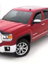 AVS 4pc Smoke Ventvisor Outside Mount Window Deflectors Chevrolet Silverado 2500 Crew Cab 2015-2018                                     - 94536 - Image 6