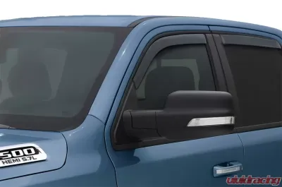 AVS Ventvisor In-Channel Front & Rear Window Deflectors 4pc Smoke Ram Quad Cab 2019 - 194813