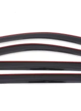 AVS Ventvisor In-Channel Front & Rear Window Deflectors 4pc Smoke Nissan Pathfinder 2013-2018                                     - 194479 - Image 2