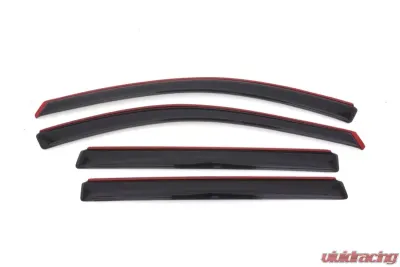AVS Ventvisor In-Channel Front & Rear Window Deflectors 4pc Smoke Nissan Pathfinder 2013-2018 - 194479