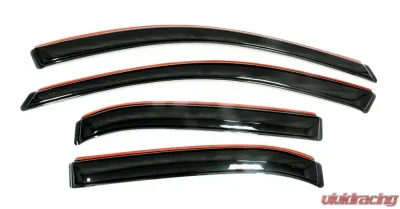 AVS Ventvisor In-Channel Front & Rear Window Deflectors 4pc Smoke Hyundai Tucson 2016-2018 - 194457
