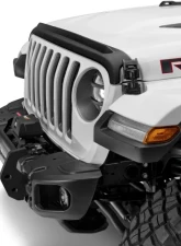 AVS Aeroskin II Textured Low Profile Hood Shield Black Jeep Wrangler (JL) 2dr/4dr 2018+                                     - 436148 - Image 7