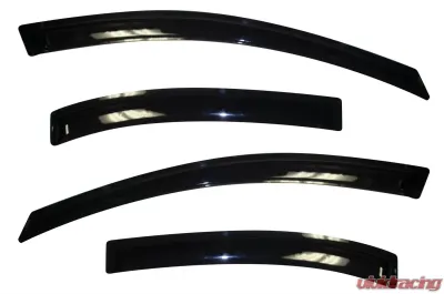AVS Ventvisor Outside Mount Window Deflectors 4pc Smoke Kia RIO 2006-2009 - 94516