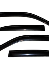 AVS Ventvisor Outside Mount Window Deflectors 4pc - Smoke Mazda 626 1998-2002                                     - 94145 - Image 3