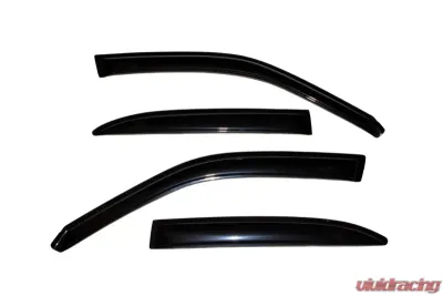 AVS Ventvisor Outside Mount Window Deflectors 4pc - Smoke Mazda 626 1998-2002 - 94145