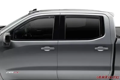 AVS Ventvisor Low Profile Window Deflectors 4pc Matte Black Ford F-250 Supercrew 1999-2016 - 774017
