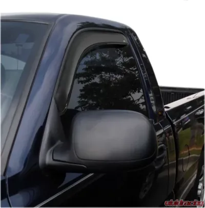 AVS Ventvisor In-Channel Window Deflectors 2pc Smoke Chevrolet Silverado 1500 Standard Cab 1999-2007 - 192956