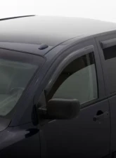 AVS Ventvisor Outside Mount Window Deflectors 4pc Smoke Nissan Titan Crew Cab 2004-2015                                     - 94858 - Image 4