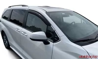 AVS Smoke Ventvisor Outside Mount Window Deflectors 2pcs Toyota Sienna 2021-2025 - 92707