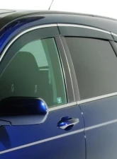 AVS Ventvisor Low Profile Deflectors 6pc Smoke w/Chrome Trim Cadillac SRX 2010-2017                                     - 796003 - Image 6