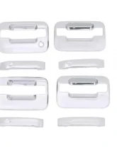AVS Door Handle Covers (4 Door) 8pc Set Chrome Ford F-150 (No Keypad/Passenger Keyhole) 2004-2014                                     - 685302 - Image 2