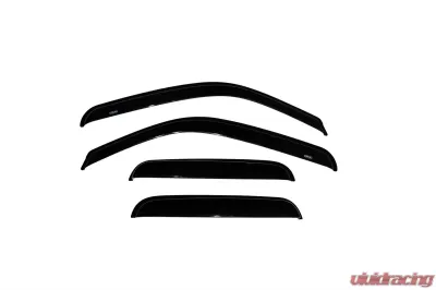 AVS Ventvisor Outside Mount Window Deflectors 4pc Smoke Chevrolet Silverado 1500 Ext. Cab 1999-2007 - 94044