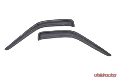 AVS Aerovisor Front Outside Mount Window Deflector 2pc Smoke Nissan Frontier 1998-2004 - 95008