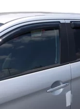 AVS Ventvisor Outside Mount Window Deflectors 4pc Smoke Mitsubishi Outlander Sport 2011-2013                                     - 94191 - Image 3