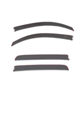 AVS Ventvisors 4pc Magnetic Grey Metallic Toyota Tacoma Access Cab Low Profile Color Match 2016-2018                                     - 994036-1G3 - Image 3