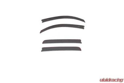 AVS Ventvisors 4pc Magnetic Grey Metallic Toyota Tacoma Access Cab Low Profile Color Match 2016-2018 - 994036-1G3