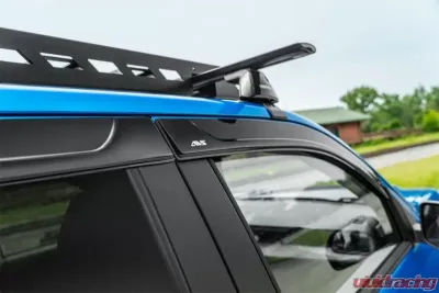 AVS Ventvisor Low Profile Window Deflectors 4pc Matte Black Ford F-250 Supercrew 1999-2016 - 774017
