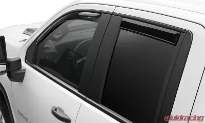 AVS Ventvisor In-Channel 4pc Smoke Chevrolet Silverado 1500 Crew Cab Pickup 2019 - 194805