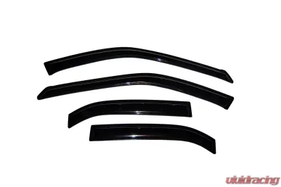 AVS Ventvisor Outside Mount Window Deflectors 4pc Smoke Mitsubishi Mirage 1997-2001 - 94416