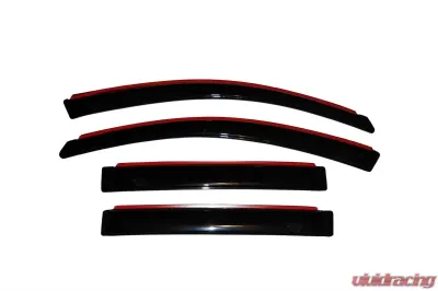 AVS Ventvisor In-Channel Front & Rear Window Deflectors 4pc Smoke Chrysler Pacifica 2004-2008 - 194837