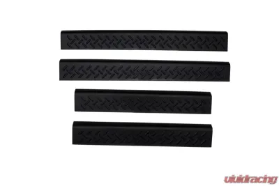 AVS Stepshields Door Sills 4pc Black Dodge Dakota Quad Cab 2005-2009 - 91020