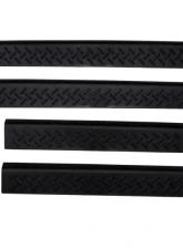 AVS Stepshields Door Sills 4pc Black Dodge Dakota Quad Cab 2005-2009                                     - 91020 - Image 4