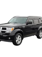 AVS Ventvisor In-Channel Front & Rear Window Deflectors 4pc Smoke Dodge Nitro 2007-2011                                     - 194307 - Image 2