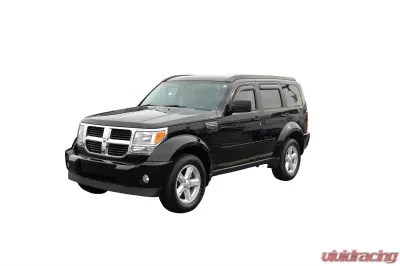 AVS Ventvisor In-Channel Front & Rear Window Deflectors 4pc Smoke Dodge Nitro 2007-2011 - 194307