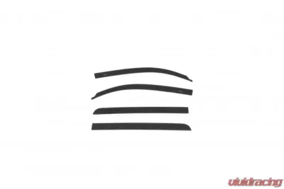 AVS Ventvisors 4pc Midnight Black Metallic Toyota Tundra Crewmax Low Profile Color Match 2016-2018 - 894012-218-B