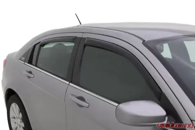 AVS Ventvisor In-Channel Front & Rear Window Deflectors 4pc Smoke Chrysler Sebring 2007-2010 - 194458