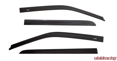 AVS Ventvisor Low Profile Window Deflectors 4pc Matte Black Ford F-250 Supercrew 1999-2016 - 774017