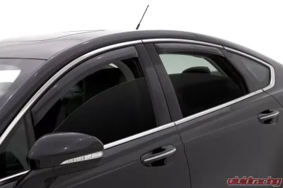 AVS Ventvisor In-Channel Front & Rear Window Deflectors 4pc - Smoke Ford Fusion 2013-2018 - 194714