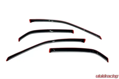 AVS Ventvisor In-Channel Front & Rear Window Deflectors 4pc Smoke Honda Accord 1998-2002 - 194959