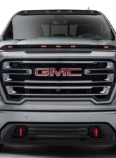 AVS Aeroskin Low Profile Hood Shield w/ Lights Black GMC Sierra 1500 2019                                     - 753167 - Image 4
