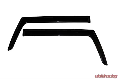 AVS Ventvisor Outside Mount Window Deflectors 2pc Smoke Toyota FJ Cruiser 2007-2014 - 92735