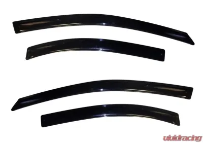 AVS Ventvisor Outside Mount Window Deflectors 4pc Smoke Chevrolet Sonic 2012-2018 - 94472