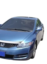 AVS Aeroskin Low Profile Hood Shield Chrome Honda Civic Coupe 2006-2010                                     - 620018 - Image 2