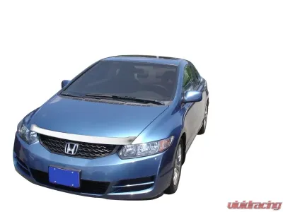 AVS Aeroskin Low Profile Hood Shield Chrome Honda Civic Coupe 2006-2010 - 620018
