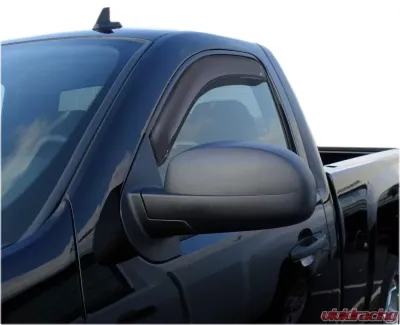 AVS Ventvisor In-Channel Window Deflectors 2pc Smoke Chevrolet Silverado 1500 Standard Cab 2007-2013 - 192326