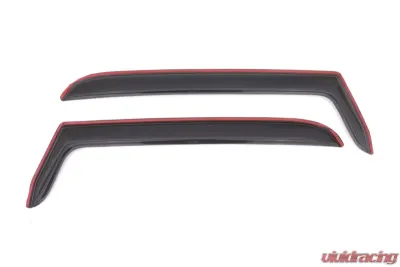 AVS Ventvisor In-Channel Window Deflectors 2pc Smoke Jeep Wrangler 1997-2006 - 192054