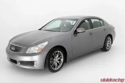 AVS Ventvisor Low Profile Deflectors 4pc Smoke w/Chrome Trim Infiniti G35 2007-2010 - 794004