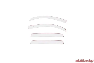 AVS Ventvisors 4pc Super White Toyota Tacoma Access Cab Low Profile Color Match 2016-2018 - 994036-40