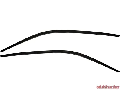 AVS Ventvisor Outside Mount Window Deflectors 2pc Smoke Chevrolet Camaro 2010-2021 - 92341
