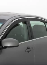 AVS Ventvisor Low Profile Deflectors 4pc Smoke w/Chrome Trim Infiniti G35 2007-2010                                     - 794004 - Image 7