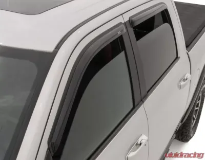 AVS 4 pc. Smoke Outside Mount Ventvisor Deflector Toyota Tundra Crew Cab Pickup 2022-2024 - 94888