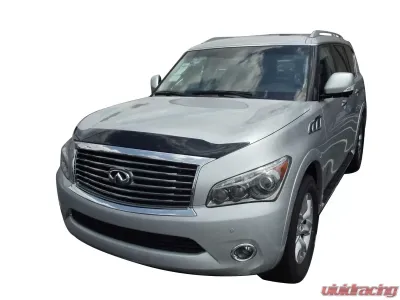 AVS Aeroskin Low Profile Acrylic Hood Shield - Smoke Infiniti QX56 2011-2013 - 322040