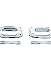 AVS Door Handle Covers (2 Door) 4pc Set Chrome Ford F-250 (w/o Passenger Keyhole) 1999-2016                                     - 685203 - Image 3
