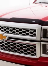 AVS Ventvisor & Aeroskin Deflector Combo Kit Matte Black Chevrolet Silverado 2500 Crew Cab 2015-2018                                     - 56033087 - Image 7