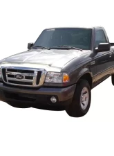 AVS Aeroskin Low Profile Hood Shield Chrome Ford Ranger 2004-2012                                     - 622021 - Image 2